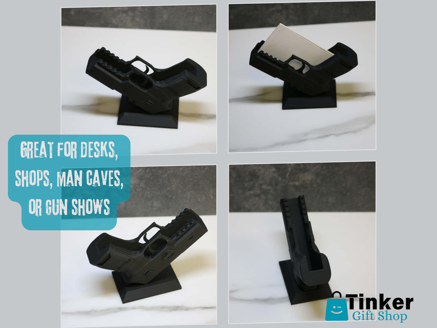 Sig Sauer P320 Business Card Holder – Tactical Desk Display
