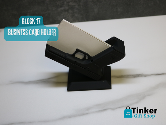 Glock 17 Business Card Holder – Everyday Carry Desk Display