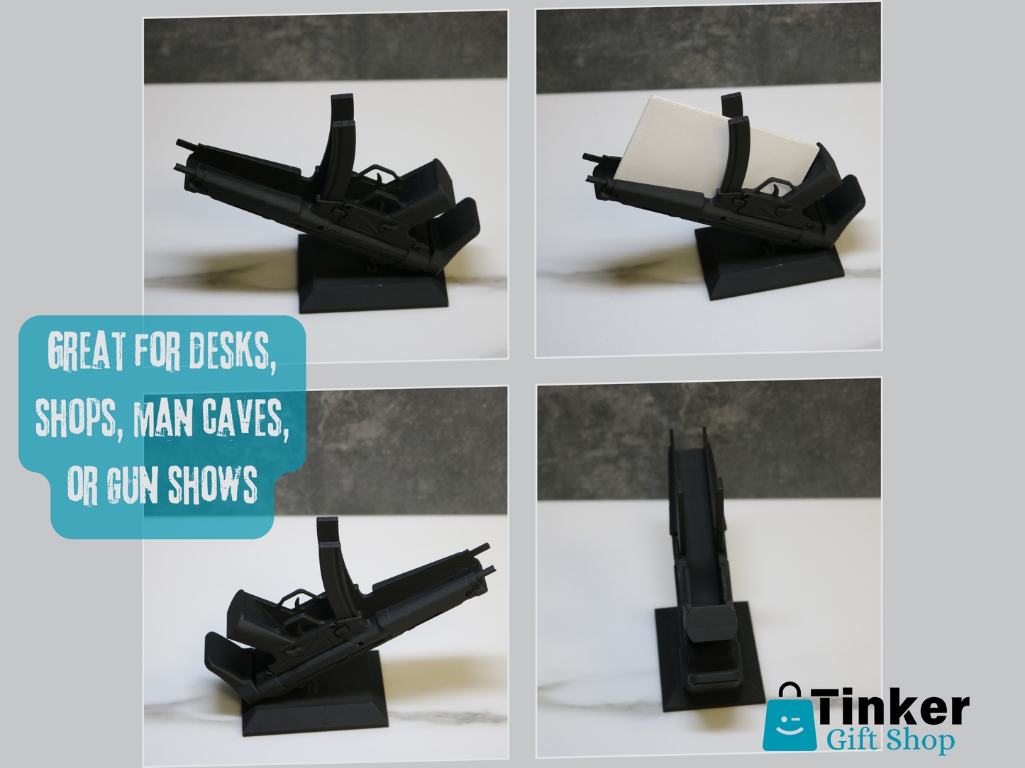 HK MP5 Business Card Holder – Compact SMG Desk Display